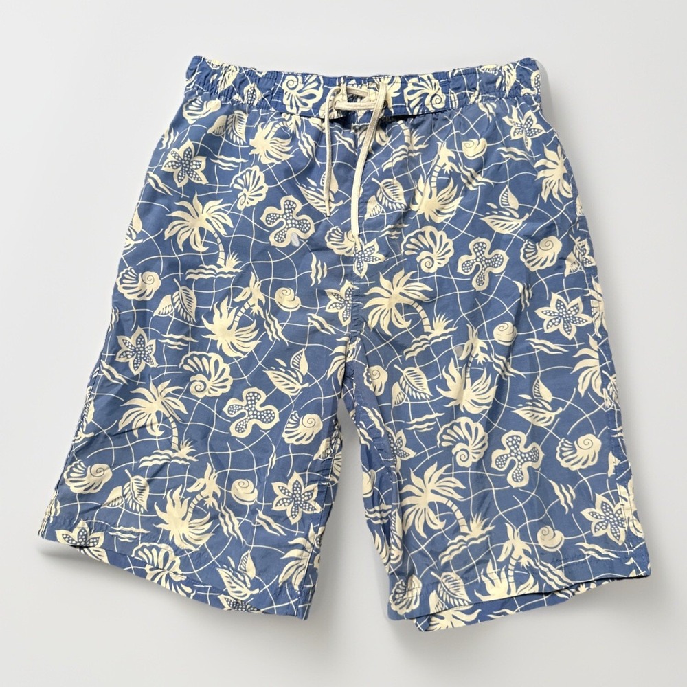 Ralph Lauren Polo Sport Men's Size‎ Large Swim Trunks Hawaiian Print 28x9